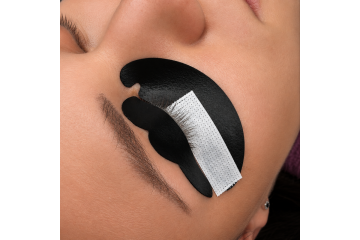 Biogel UV patches for the upper and lower eyelids for eyelash extensions using the UV system, 10 sets of PLATINUM