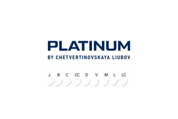 Вії для нарощування Світло коричневі Platinum 24 лінії мікс C 0.07 4-7mm