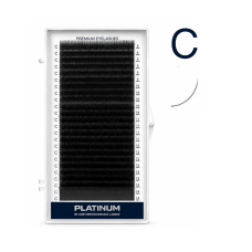 Вії для нарощування чорні Platinum 24 лінії мікс C 0.10 8-14mm