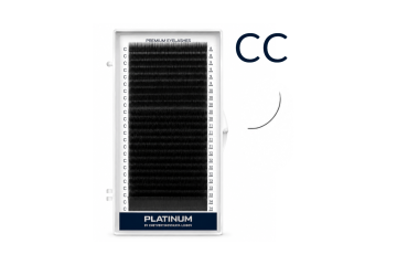 Вії для нарощування чорні Platinum 24 лінії мікс CC 0.085 8-14mm