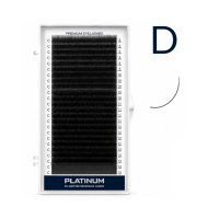 Вії для нарощування чорні Platinum 24 лінії мікс D 0.085 8-14mm