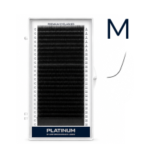 Вії для нарощування чорні Platinum 24 лінії мікс M 0.07 6-13mm
