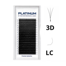 Готові пучки для нарощування 3D Чорні W-Shape Вигин LC 0.07 MIX 6–13 мм PLATINUM
