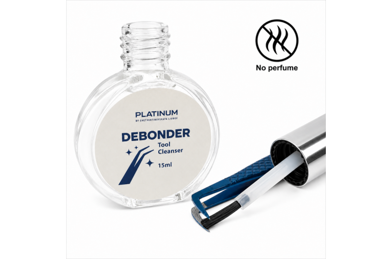 Debonder Tool Cleanser – Засіб для очищення пінцетів 15 мл PLATINUM