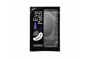 Biogel UV patches for the upper and lower eyelids for eyelash extensions using the UV system, 10 sets of PLATINUM