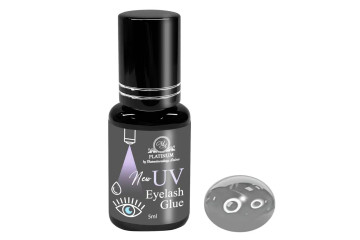 Клей UV PLATINUM для нарощування вій прозорий