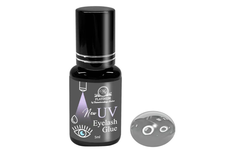 Клей UV PLATINUM для нарощування вій прозорий