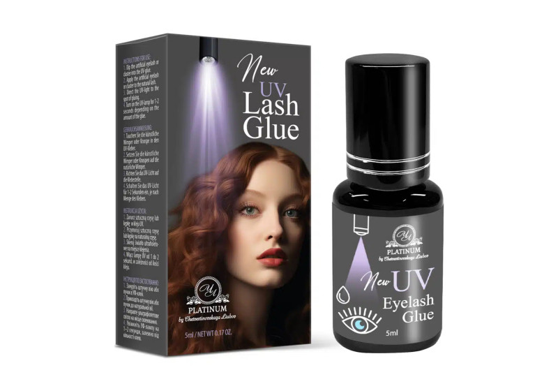 Клей UV PLATINUM для нарощування вій прозорий
