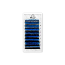 Пігментироване омбре Синє PLATINUM / 20 ліній/ L вигин / товщина 0.07 / довжина 8-14mm