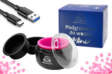 Воскоплав МІНІ PLATINUM – компактний воскоплав для брів, працює від Power Bank