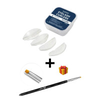 Silicone Lash Lifting Shields M-Curl 4 Pairs PLATINUM+ laminator brush as a gift