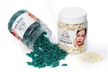 Віск для брів у гранулах Brow wax 170 гр Білий шоколад