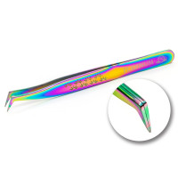 Пінцет для вій PLATINUM Multicolor lash № 26