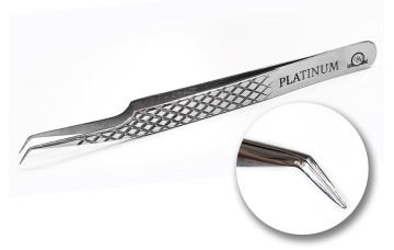 Пінцет для вій PLATINUM ET 45 Diamond №14