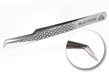 Пінцет для вій PLATINUM ET 45 Diamond №14
