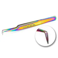 Пінцет для вій PLATINUM Multicolor lash ET 15 №3