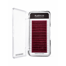1 тон вії Burgundy PLATINUM 24 лінії CC 0.07 6–14 мм NEW