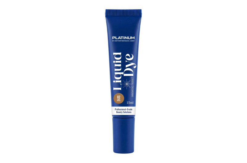 Рідка фарба для брів PLATINUM 02 Light Brown